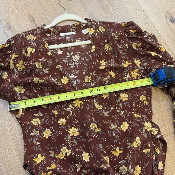 ALTERED EUC Doen Blossom Dress in Cherrywood Winding Floral Sz M - Picture 8 of 9